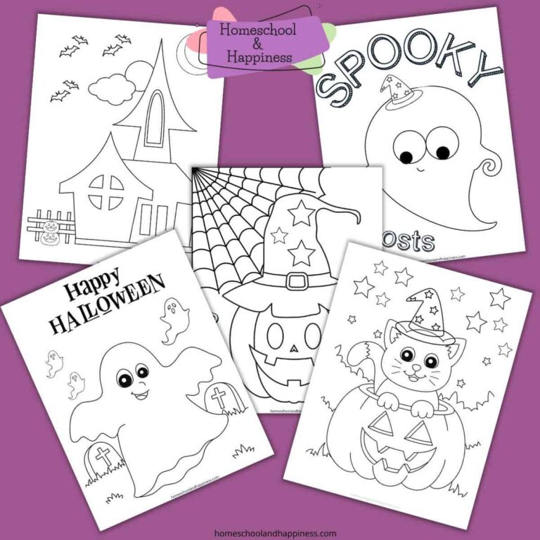kids halloween coloring pages free printable