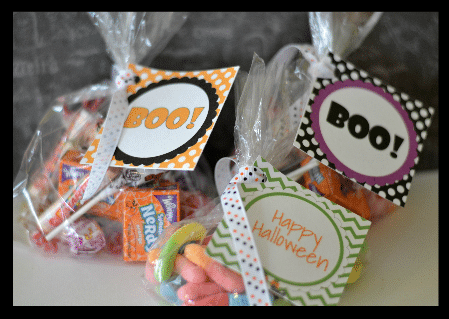 printable halloween gift tags and treat bag tags