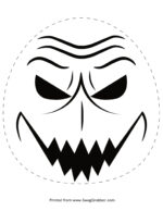 FREE Printable Halloween Pumpkin Stencil Templates | SwagGrabber