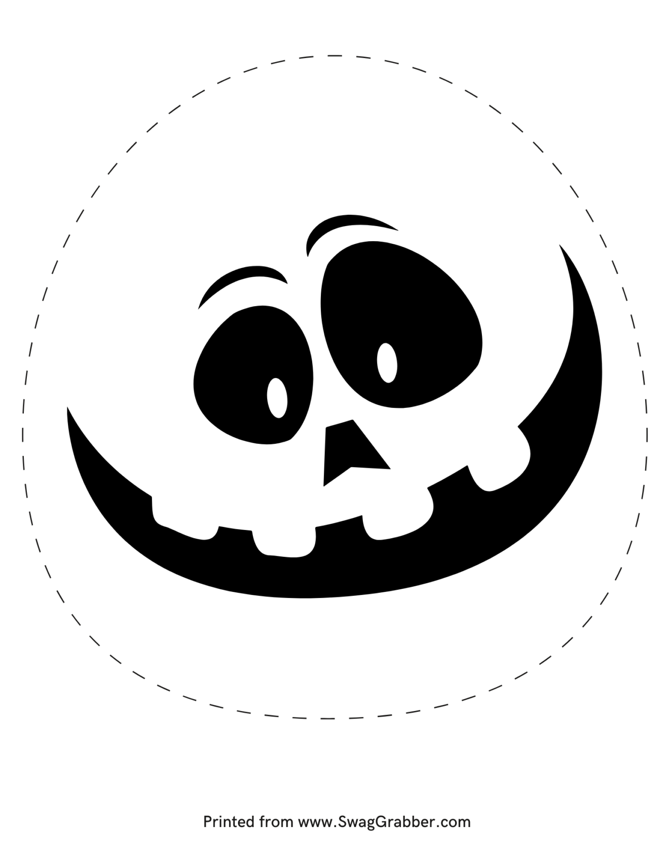 FREE Printable Halloween Pumpkin Stencil Templates | SwagGrabber