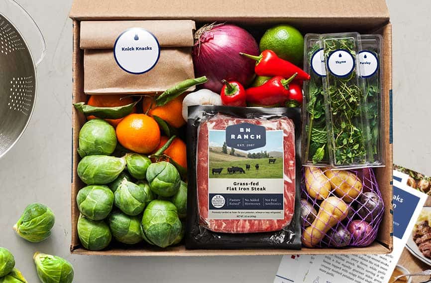 blue apron box