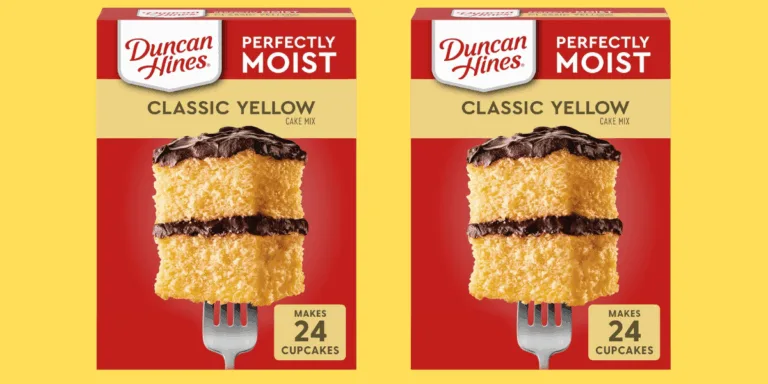 Duncan Hines Classic Yellow Cake Mix box