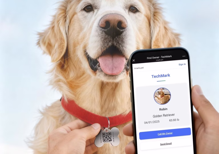 techmark dog tags personalized custom pet id tags
