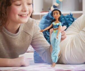 disney princess royal shimmer moana, jasmine, or belle dolls