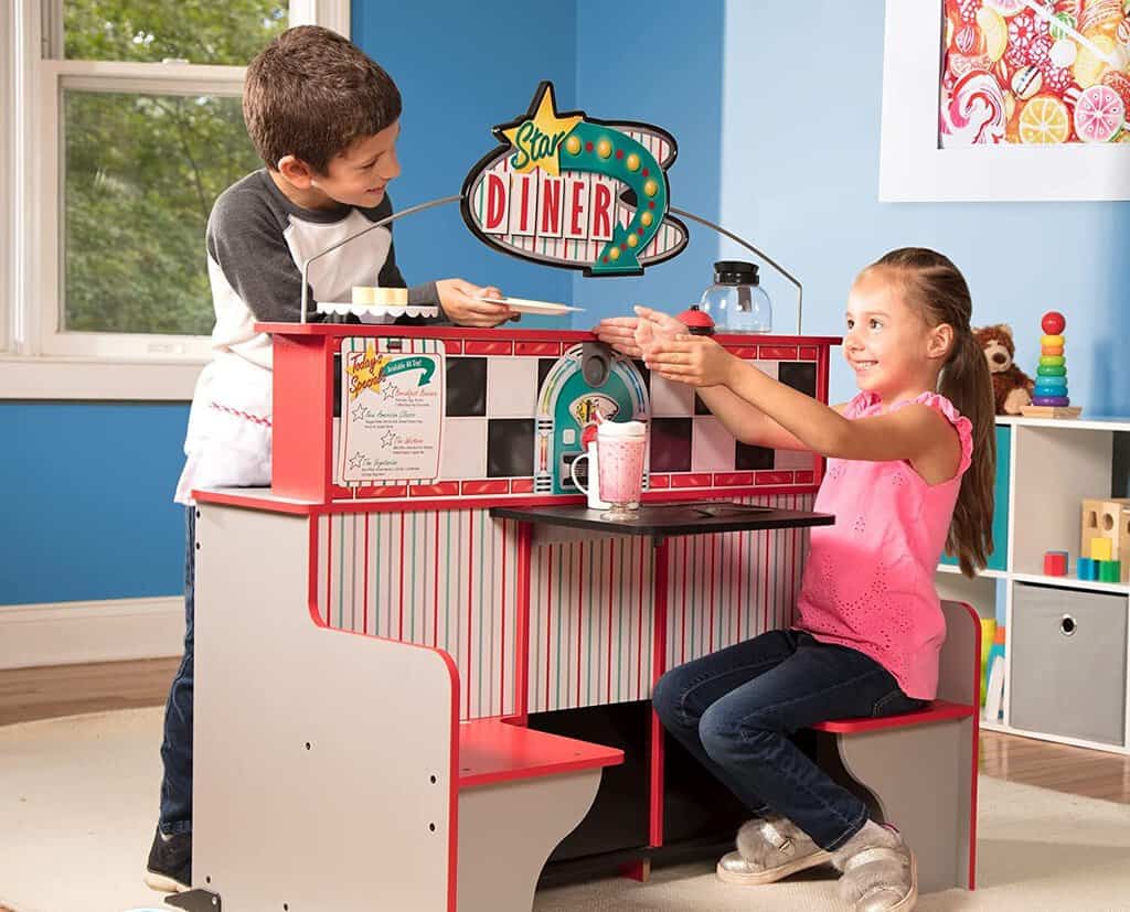 melissa & doug double sided wooden star
