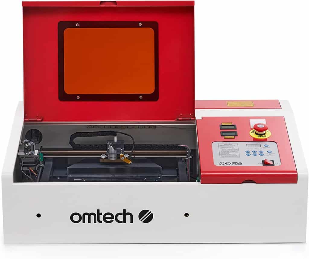 omtech co2 laser engraver no background