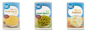 great value canned veggies