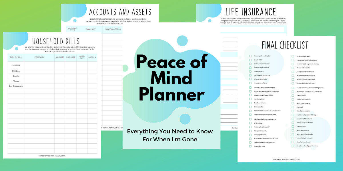 peace of mind planner mock up