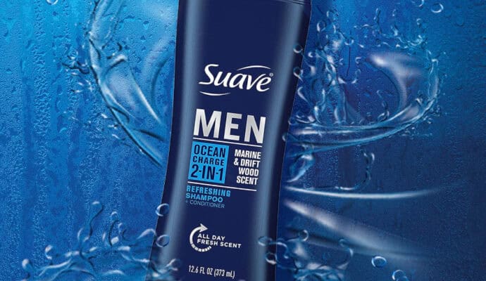 Suave Men ocean charge 2-in-1 shampoo bottle
