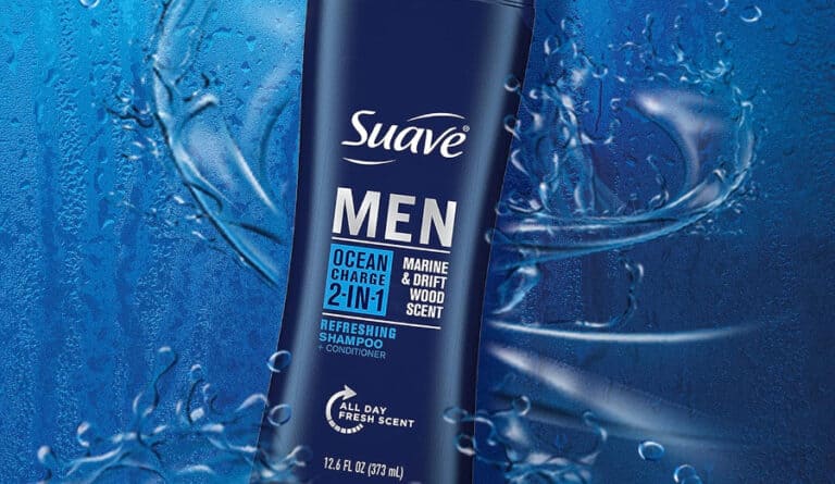 Suave Men ocean charge 2-in-1 shampoo bottle