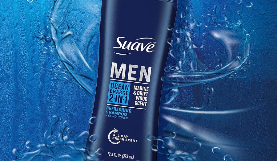 Suave Men ocean charge 2-in-1 shampoo bottle