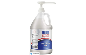 gallon of antibacterial gel hand sanitizer