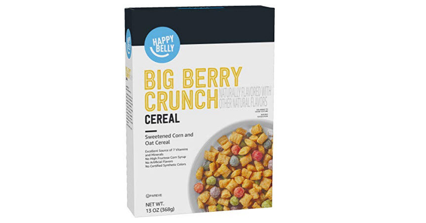 happy belly big berry crunch cereal