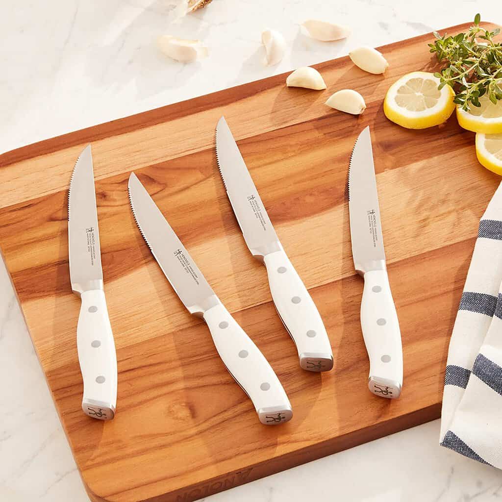 henckels forged accent set of 4 steak knife set