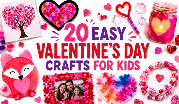 20 easy valentine's day crafts for kids