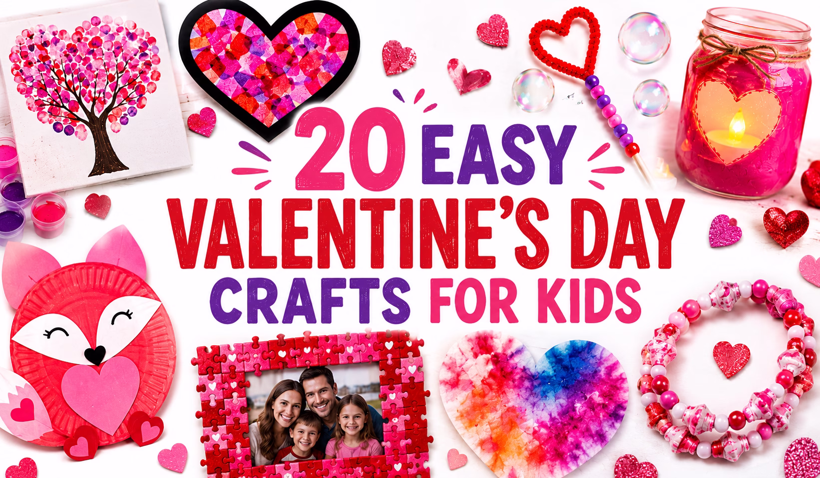 20 easy valentine's day crafts for kids