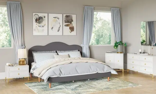 eris upholstered bed