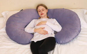 c shaped body pillow