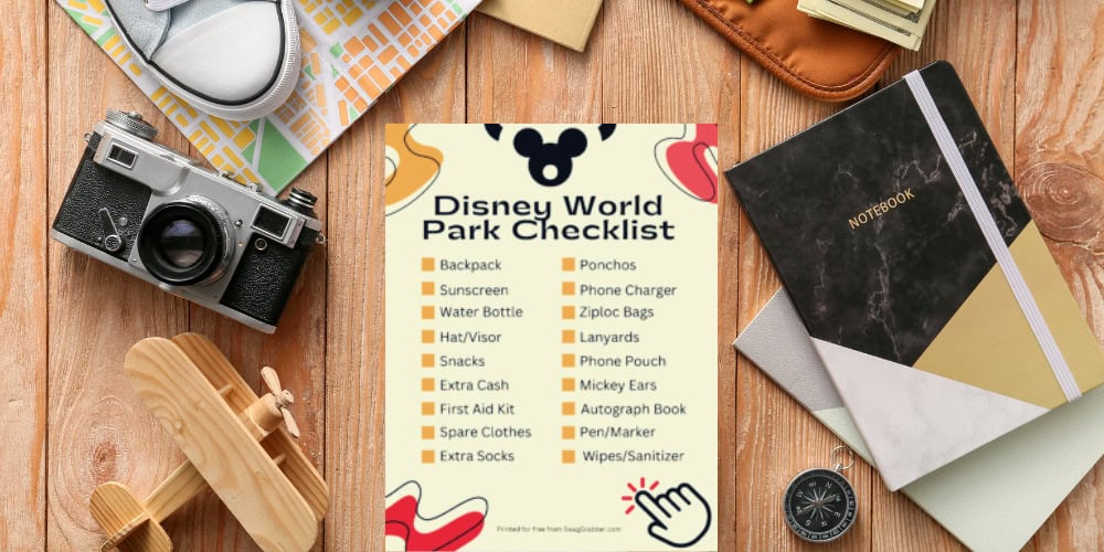 disney world checklist on desk (1)