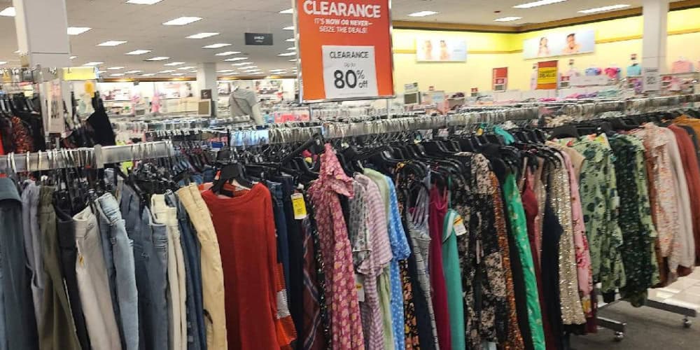 kohls clearance racks