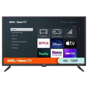onn. 32” class hd (720p) led roku smart tv