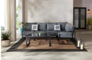 hampton bay grey sofa set