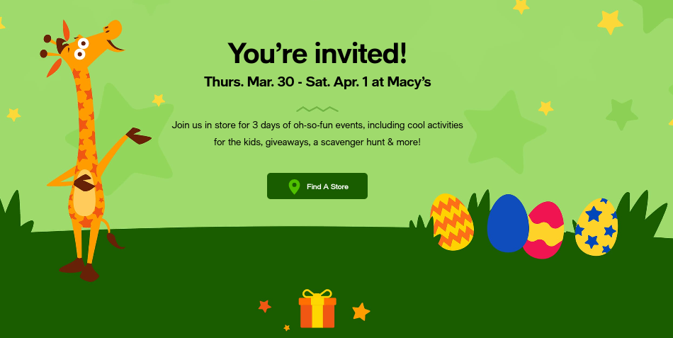 geoffrey easter event