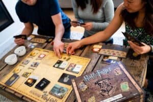 harry potter hogwarts battle cooperative deck building card game