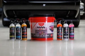 jay leno's garage wash & gloss 8 piece detailing bucket kit