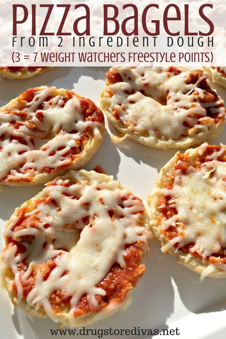 pizza bagels