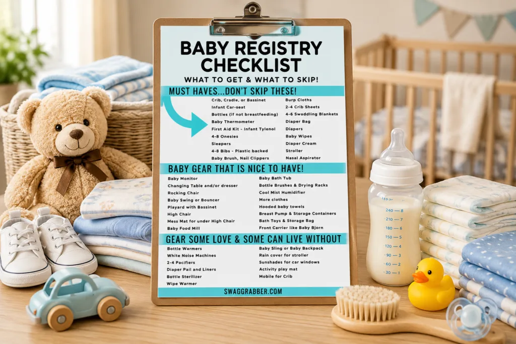 free baby registry checklist