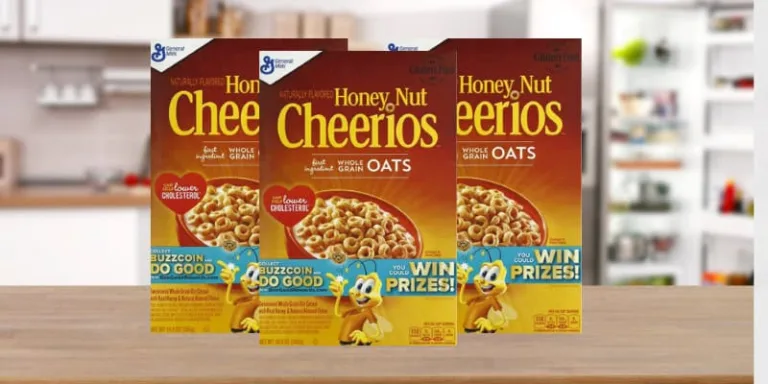 honey nut cheerios o counter