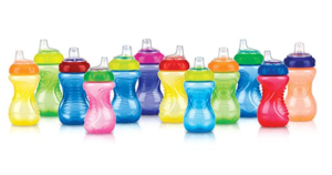 sippy cup in colors