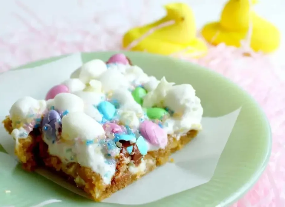 easter blondies one