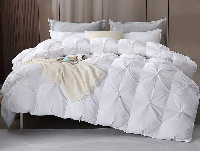 dwr pinch pleat goose feathers down comforters