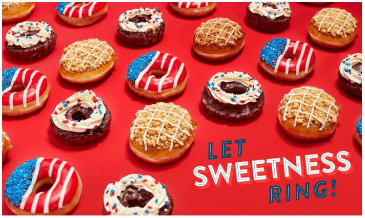 krispy kreme july donut