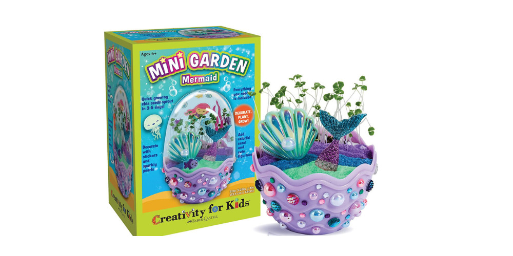mini garden mermaid set