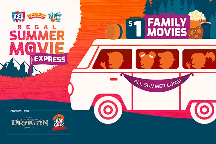 Regal Summer Movie Express: $1 Family Movies Promotion