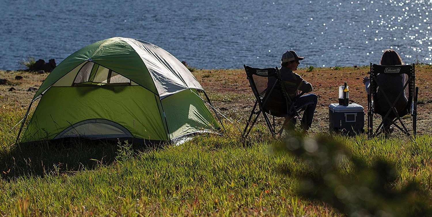 coleman sundome camping tent,