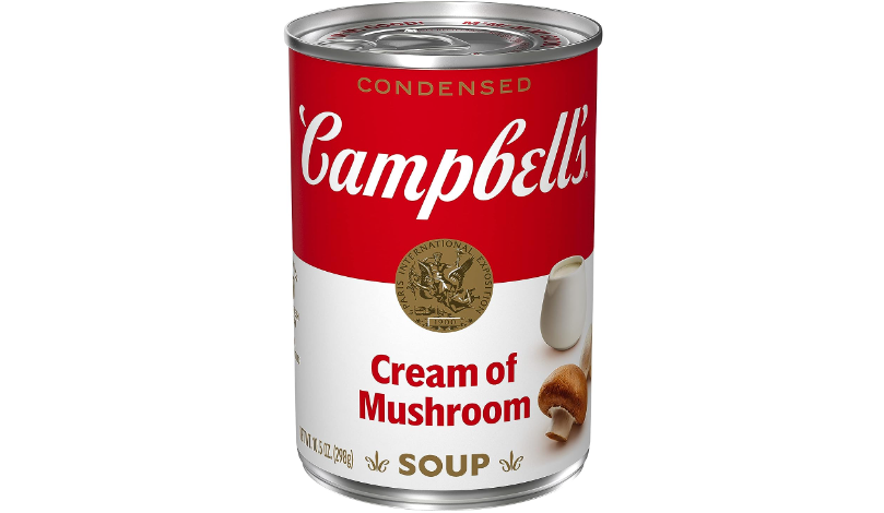 campbell's condensed cream of mushroom soup