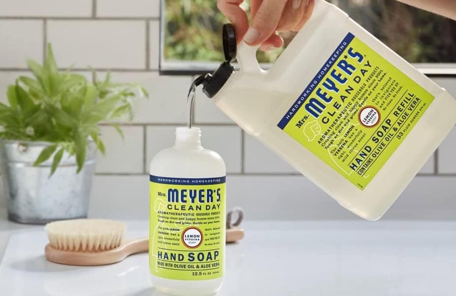 mrs. meyer's hand soap refill lemon