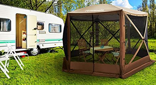 pamapic 12 x 12 foot camping portable outdoor pop up gazebo