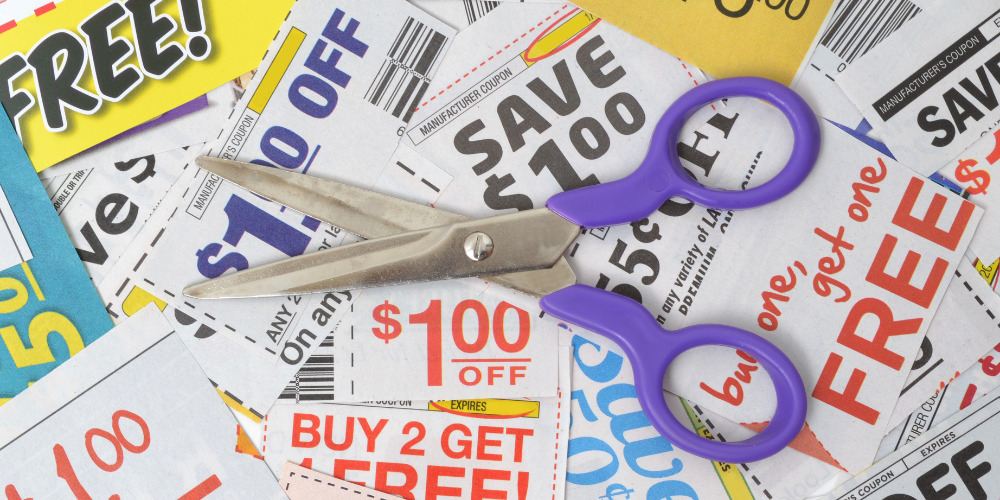 couponing with clipped coupons