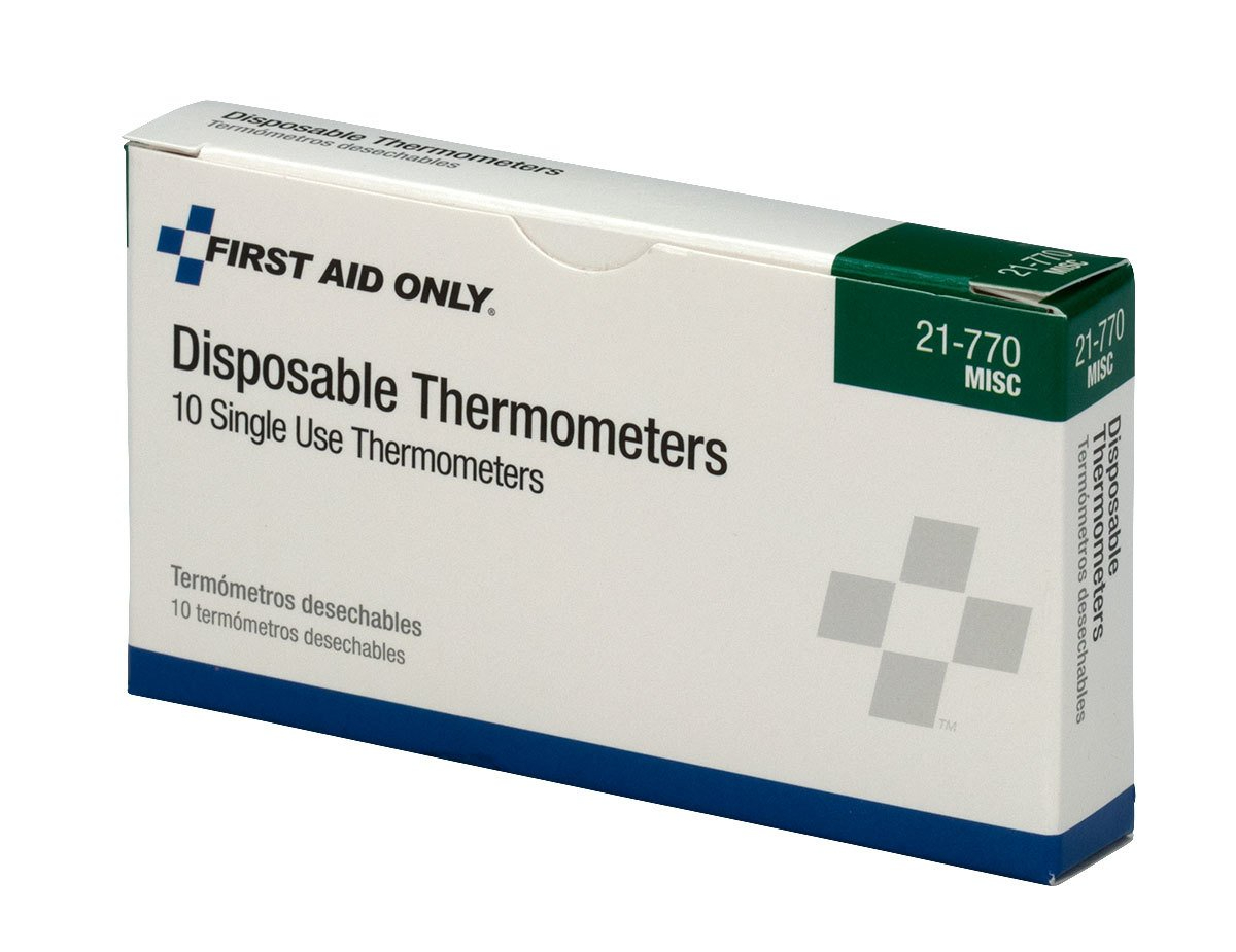 first aid only 21 770 disposable thermometer