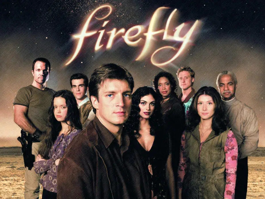 Firefly show cast standing together