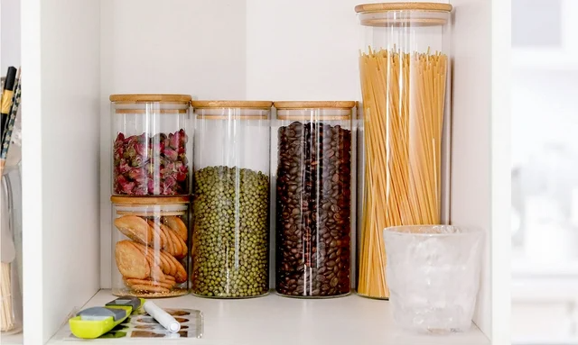honeier 5pcs airtight food storage containers