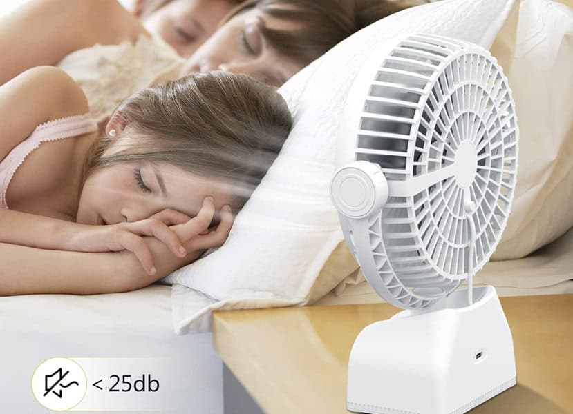 oscillating desk fan