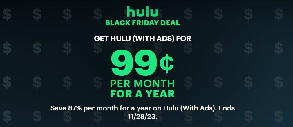 hulu black friday