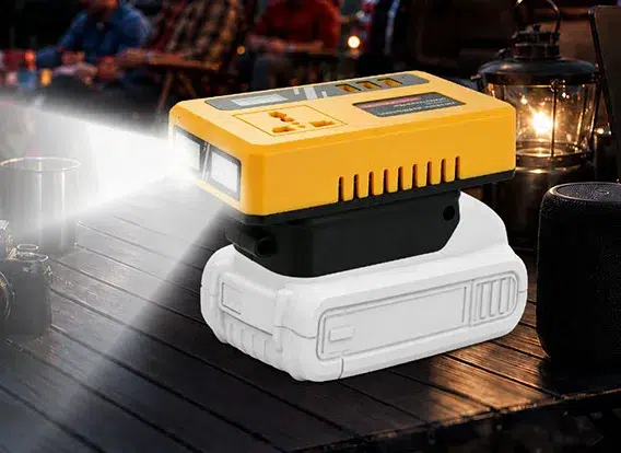 portable power inverter compatible with dewalt battery