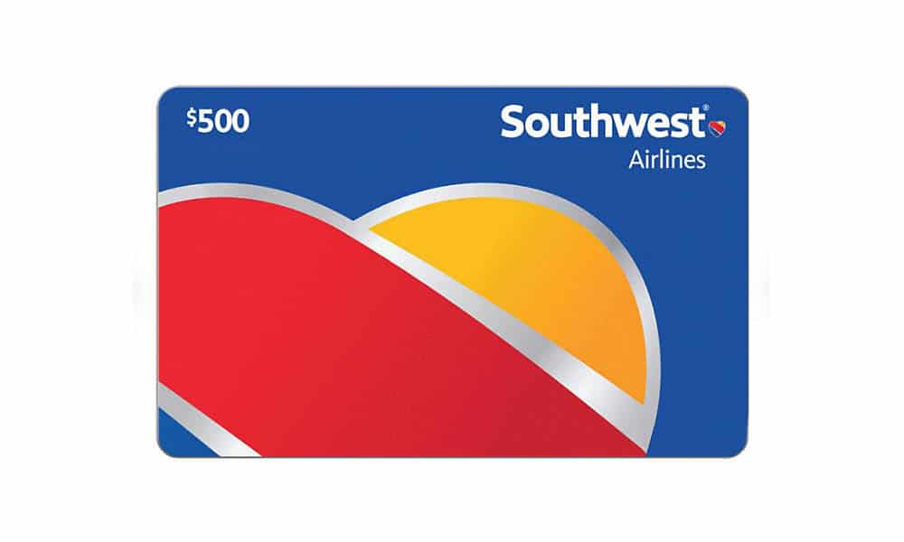 $500 Southwest Airlines Gift Card Only $429.99 at Sam's | SwagGrabber